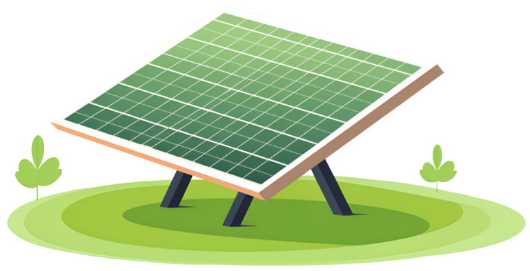 Illustration of solar panel